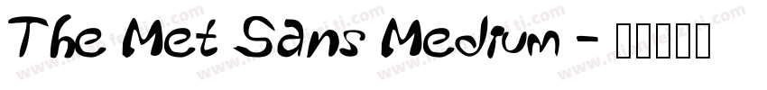 The Met Sans Medium字体转换